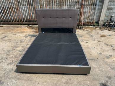 Divan Katil Queen Bed Frame Fabric