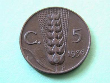 Italy 5 Centesimi 1936