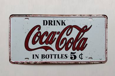 Coke Coca-Cola Metal Sign Type 2