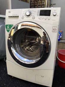 8kg LG Front Load Washing Auto Machine Mesin Basuh
