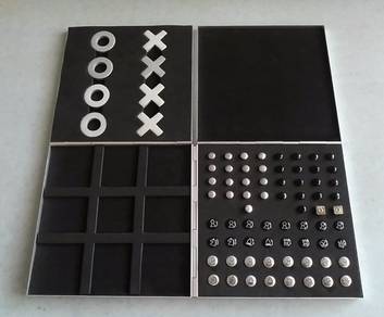 NGC Magnetic Chess, Checkers, Backgammon Set