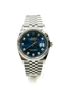 New Rolex Datejust 36 Blue Diamond 126234
