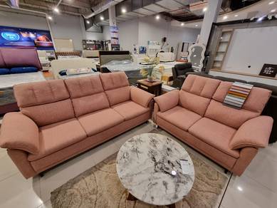 3+2 Seater Sofa Fabric Pink