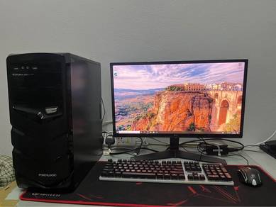 Cpu + Monitor 24 inch 75Hz, GTX 1070 8gb
