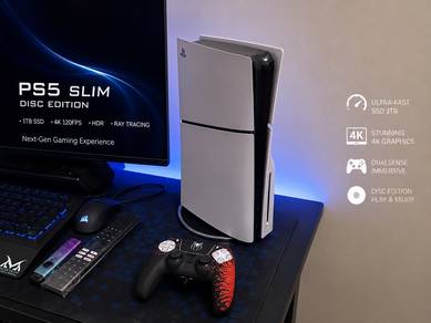 PS5 Slim Disc MySet – Harga RM2,150 (Nego)