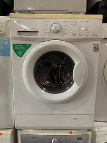 Washer 7kg Front Load LG Mesin Basuh Recon Machine