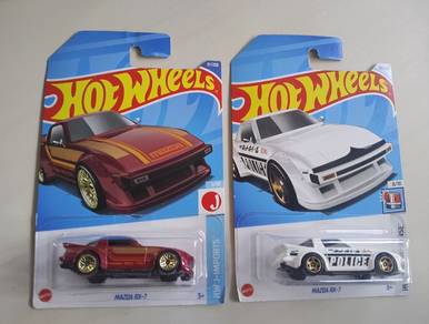 Hotwheels Mazda rx-7 Set combo J card