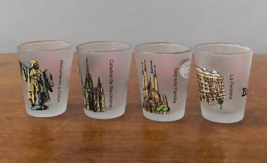 I love Barcelona shot glass 4