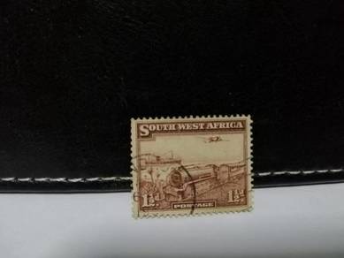 1937 Southwest Africa Stamp Train Ship Plane