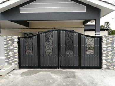 Pintu Pagar Wrought Iron