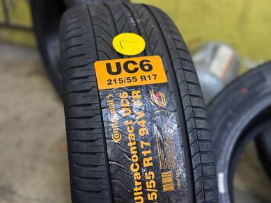 Tayar Baru 215 55 17 Continental UltraContact UC6