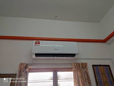 Aircond Hisense 1hp siap pemasangan S169