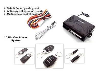 10 PIN BLACK COBRA CAR ALARM, Half set. Mx2