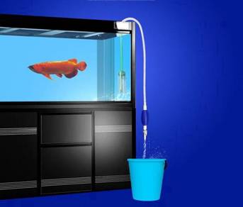 Aquarium Water Hand Pump Vacuum Cleaner Ai.M Fish