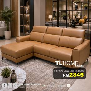 L Shape sofa (Cow Leather)