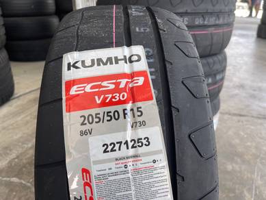 Tayar baru 205 50 15 kumho ecsta v730 semislick 25