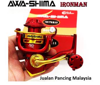 AWASHIMA fishing reel IRONMAN 500 / 800 Ultralight