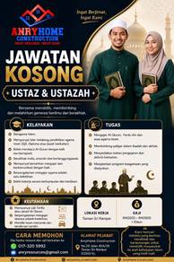 Jawatan  (Ustazah/Ustaz)