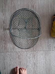 Foldable Cast Dip Cage Crab Trap Net