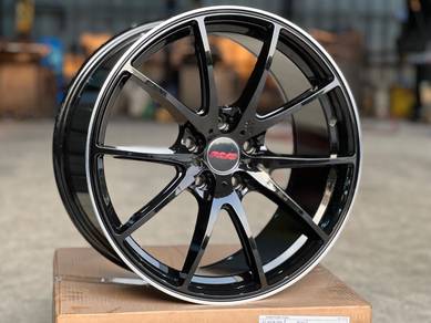 Sport Rim Baru 18 Rays G25 Black Machine Lip Siap
