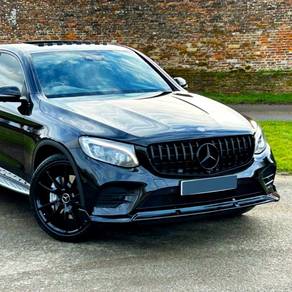 Mercedes GLC X253 AMG Brabus Front Lip Gloss Black