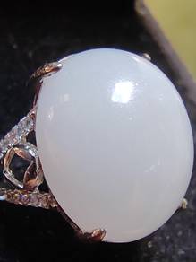 Icy Lavender Type A Natural Burmese Jadeite Jade