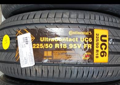 225 50 18 CONTINENTAL UC6 Tayar Tyre New 2025
