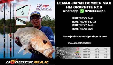 Lemax japan bomber max hm graphite rod