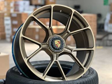 NEW 20 Blackout Forged GT3 Rim Cayman Boxster 718