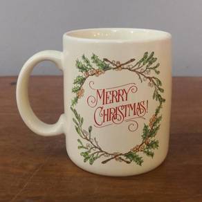 Vintage Hallmark Santa mug Merry Christmas