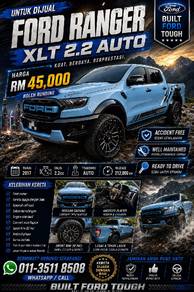 Ford Ranger XLT in Johor Bahru, JHR
