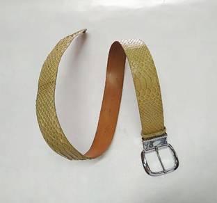 Genuine snake belt made in italy