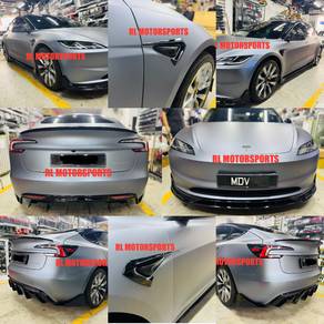 Tesla 3 Y Aero bodykit head tail lamp spoiler lip