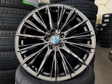 New 19x8.5jj Rays versus black chrome edition