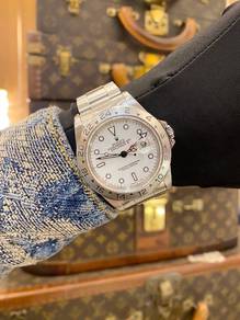 Rolex Explorer II REF16570 White Dial 40MM Auto