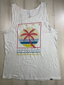 Vans White Singlet #DF Used