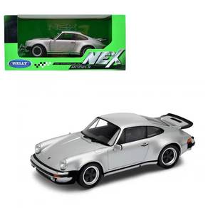 1974 Porsche 911 Turbo (Silver) Metal Diecast Car