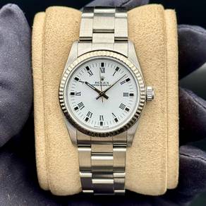 Rolex Oyster Perpetual White Roman 77014