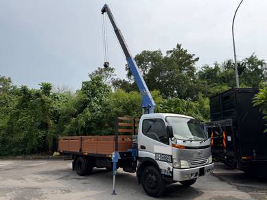 2017 Hino LORI CRANE TADANO KREN 3 TAN KARGO AM