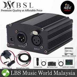 BSL 48V Phantom Power Supply with 220V EU Plug for