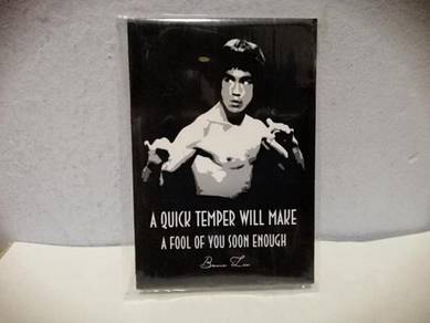 Vintage Bruce Lee Magnetic Sticker