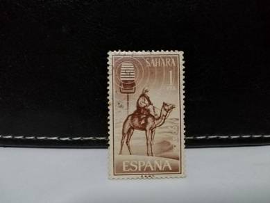 1964 Spainish Sahara Stamp Camel Rider nomad