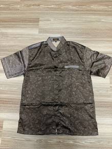 Muslim men brown shirt- short sleeve