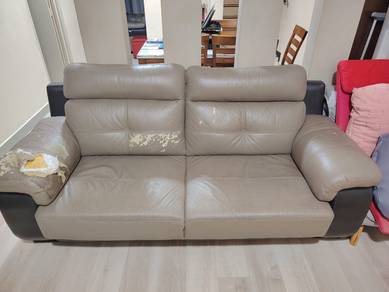 sofa kulit rustica 2+3