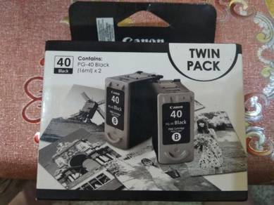 Canon pg 40 black + pg 40 black twin pack