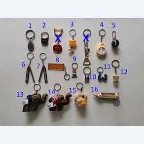 Assorted Key Chains Mixed Designs