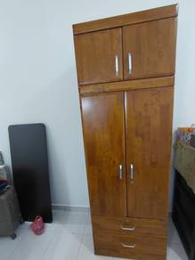 Solid Wood Cupboard and Pooja Medai for Sale