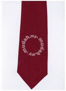 Red Purple Top Quality Solid Formal Neck Tie