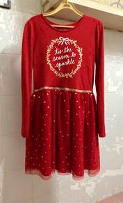 Girls Xmas Dress (Cat and Jack) Size XL