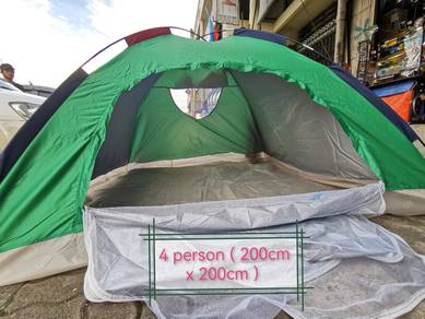 Camping tent ( 4 person ) / khemah perkhemah